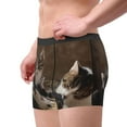 thumbnail image 4 of Junzan Cat Family Mens Underwear Boxer Briefs For Men’s - Small, 4 of 9