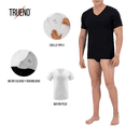 thumbnail image 3 of Playera Cuello V Blanca Trueno 3 Piezas Trueno 300 V, 3 of 3