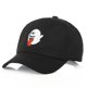 thumbnail image 1 of Sombrero de lengua de pato con cara de fantasma para hombre, marca de moda europea y americana, patrón de hip hop callejero, sombrero de moda con aleros curvos bordados, 1 of 1