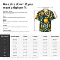 thumbnail image 6 of Lsque Fresh Orange pattern Hawaiian Shirt for Men, Unisex Summer Beach Casual Short Sleeve Button Down Shirts-3X-Large, 6 of 9