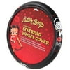 Plasticolor Betty Boop Universal Fit Automotive Steering Wheel Cover, Black, 1 Piece