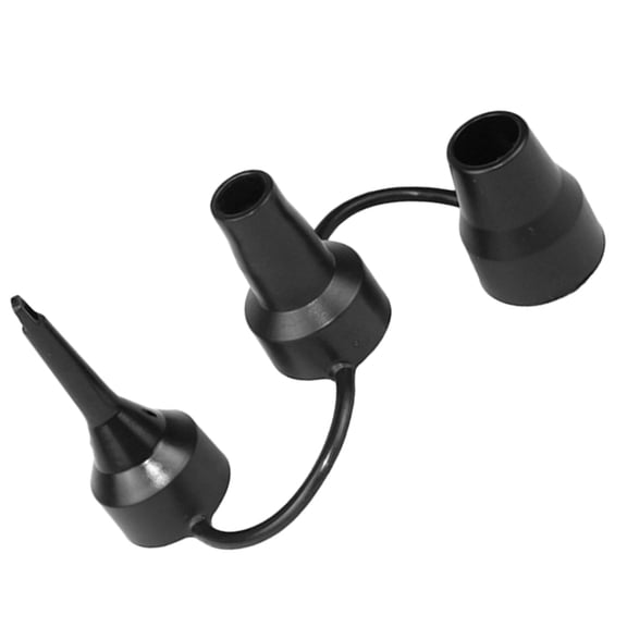 Topbathy Lightweight Black Air Pump Adapter Nozzle for Outdoor Air Mattress Inflation