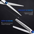thumbnail image 2 of Hair Cutting Scissors Set 6.5 Inch - Hair Thinning Scissor & Hair Cutting Shears , Texturizing and Precision Cutting Scissor for Salon & Home Use, 2 of 7