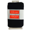 thumbnail image 2 of (2 pack) Shason Textile Jersey Solid Black Crafting Fabric, 1.5 yard precut, 2 of 4