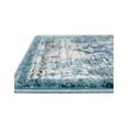 thumbnail image 4 of Unique Loom Oslo Collection Area Rug - Norrebro (3' x 13' 1" Runner Navy Blue/Light Blue), 4 of 7