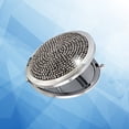 thumbnail image 3 of EeaseCA Rhinestone Folding Mirror Portable Cosmetic Mirror Round Makeup Mirror Looking Glass Black, 3 of 7
