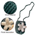 thumbnail image 3 of Floral Knitted Small Baby Shoulder Bag Girl's Wool Crossbody Bag, 3 of 5