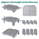 thumbnail image 5 of Adjustable Cat Ramp for Litter Box Elevated Cat Litter Ramp for Cat, 5 of 5
