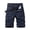 Blue, variant on Mens Casual Twill Cargo Work Shorts Cotton Classic Cargo Stretch Short with 6 Pockets(No Belt)