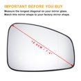 thumbnail image 3 of Reemplazo de vidrio del espejo retrovisor derecho calefaccionado en blanco para Renault Megane LATITUDE, 3 of 6