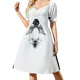 thumbnail image 2 of Vestido sin mangas The Rise of Wood Ducks, elegante y chic vestido de noche para boda, vestido largo para mujer, vestido de verano, 2 of 7