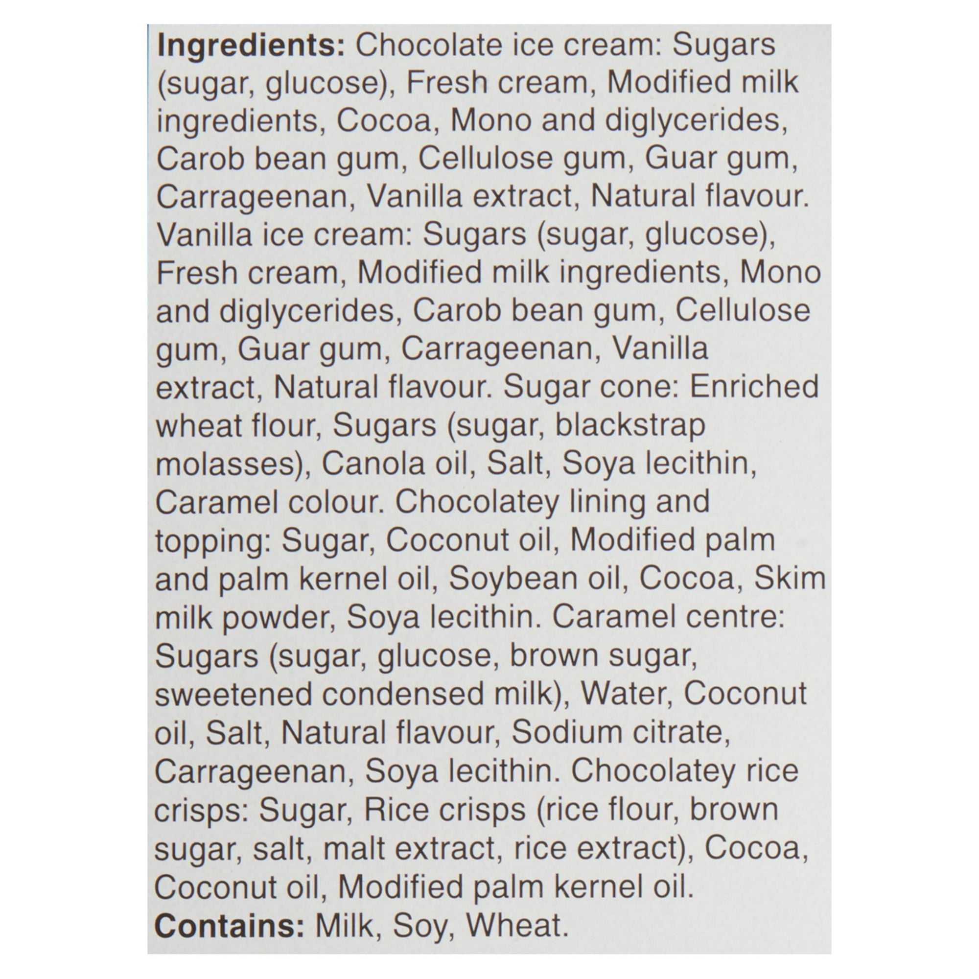 Chapman's Super Caramel Centre Ice Cream Cone in a Box 8 x 120 ml