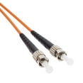 thumbnail image 1 of ACCL 2m ST/UPC-ST/UPC OM1 Multimode Simplex Fiber Optic Patch Cable, 4 Pack, 1 of 1