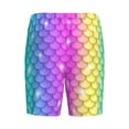 thumbnail image 2 of Haiem Rainbow Scales2 Men's Pajama Short with Soft Woven Cotton Elastic Waistband Sleep Short-XX-Large, 2 of 9