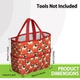 thumbnail image 3 of Garden Tool Bag,Pug Dog Garden Tool Organizer,Garden Gifts,Waterproof Multi-Pocket Garden Tool Storage 11.8x5.5x11.4 Inch(Tools NOT Included), 3 of 6