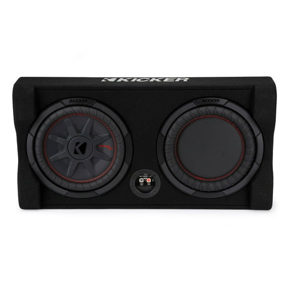 Kicker 48TRTP102 Down-Firing 10" CompRT 2-Ohm Subwoofer Enclosure