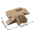 thumbnail image 2 of Jeu de Jouets de Rampe de Skateboard Doigt, Rampes de Pont Skateboard Parc Kit Contient Mini Skateboards Doigts pour les Jouets Enfants et les Rampes de Conseils d'Utilisation des Doigts, 2 of 5