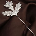 thumbnail image 3 of Broche de arce perfecl Para Hombre Ramillete de Solapa Palo Pin Plata, 3 of 8
