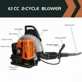thumbnail image 4 of 63CC Gas Backpack Leaf Blower 2 Stroke Enginee 665CFM 205MPH Ergonomic Harness System Low Vibration and Cruise Control Powerful Gas Blowers for Lawn Yard Care-Gifts for Dad, 4 of 7