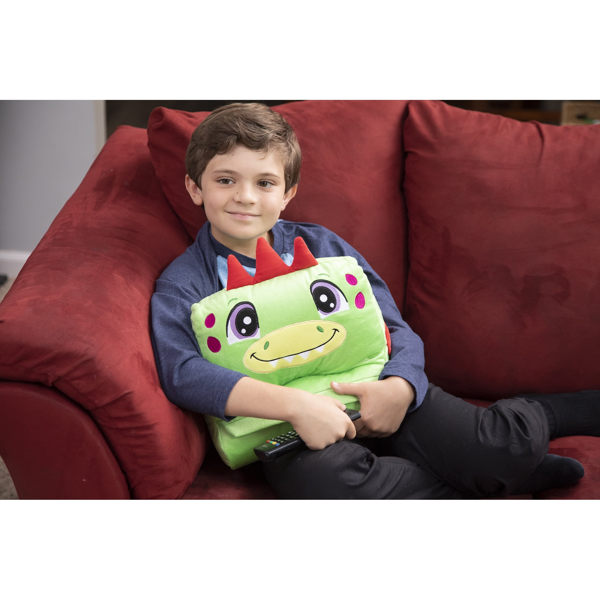 As Seen on TV MyPadimal Childrens Cuddly Tablet Holder, Dinosaur, Green