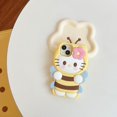 thumbnail image 2 of Funda de teléfono YAKVOOK Kawaii Bee Cat para iPhone 13 Pro de silicona, 2 of 7