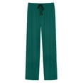 thumbnail image 6 of WAENQINLA Men's Cotton Sleep Pants Eastic Waist Lightweight Loungewear Trousers Winter Casual Loose Comfy Straight Leg Homewear Pajamas Bottoms with Pockets Green S, 6 of 6