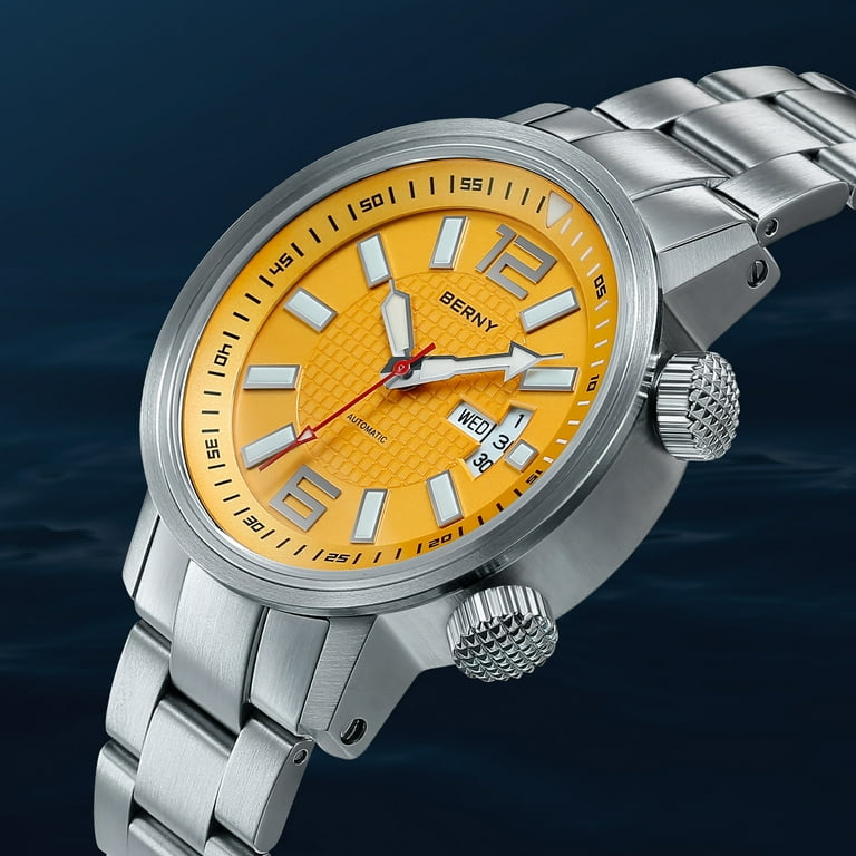 yans　AVALANCHE WATCH CESATI AW-SSS Marathon 41MM LE ADANAC Arctic Red Maple Diver's Automatic