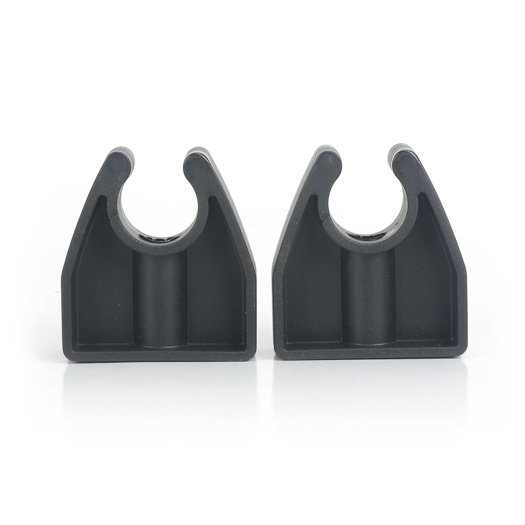 Ozark Trail Marine Boat Pole Light Storage Clips, 2-Pack, Black, Model BT6237