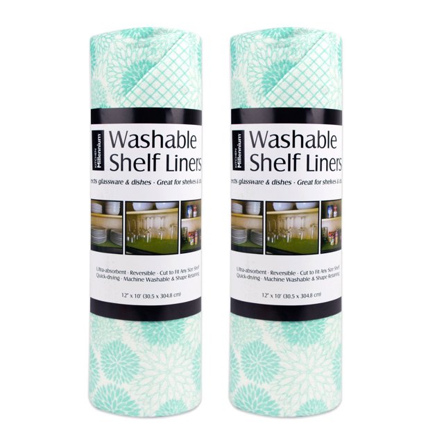 Revestimiento para estante DII Aqua Dahlia (juego de 2) Design Imports CAMZ36584