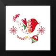 thumbnail image 2 of Del Sol, Ani 15x15 Black Modern Framed Museum Art Print Titled - Christmas Dove II, 2 of 5