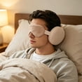 thumbnail image 4 of EGNMCR 2 In 1 U Shaped Pillow With Eye Mask Memorys Foam Travel Neck Pillow Shade Sleep Mask Office Nap Support For Airplane Car Home Use Polyester Eye Masks Pillows, 4 of 6