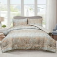 thumbnail image 1 of Safdie & Co. Printed Reversible Comforter Set 2PC -Madero Twin, 1 of 1
