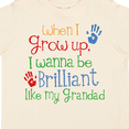 thumbnail image 4 of Inktastic Brilliant Like My Grandad Boys or Girls Toddler T-Shirt, 4 of 5