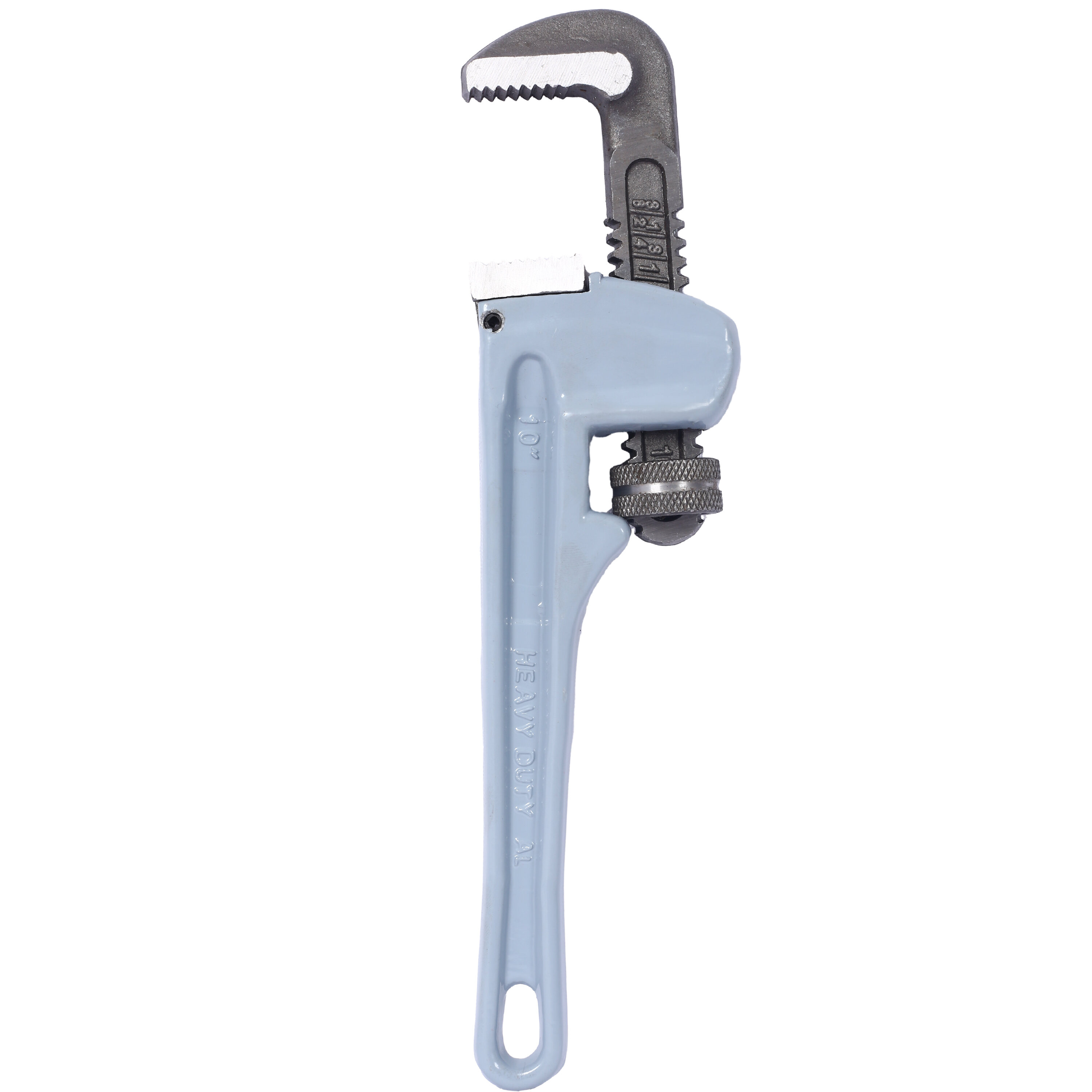 4-Piece Aluminum Pipe Wrench Set (10"/14"/18"/24"), Lightweight Alloy Construction, Adjustable Jaw Plumbing Tools