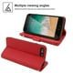 thumbnail image 5 of Funda tipo cartera para iPhone 7 Plus y 8 Plus con cordón y tarjetero de piel sintética., 5 of 5