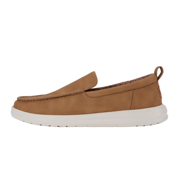 HEYDUDE Paul Loafer Classic Walnut Size 10, Mens Shoes, Men's Slip-on Loafers, Comfortable & Light-Weight