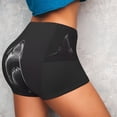 thumbnail image 5 of Yiaed Black And White Shark Print Women's Athletic Shorts Running Shorts Sporty Short High Waisted Elastic Workout Shorts for Yoga Gym Running & Sports -Medium, 5 of 8