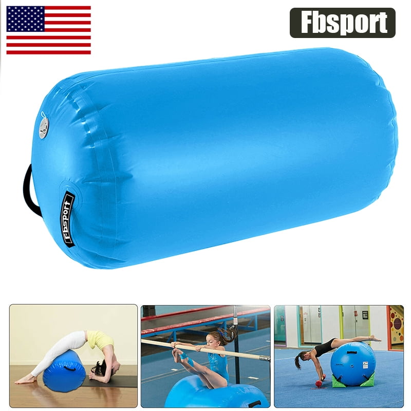 FBSPORT Inflatable Air Barrel Roller Gymnastics Training Air Roll Cylinder 