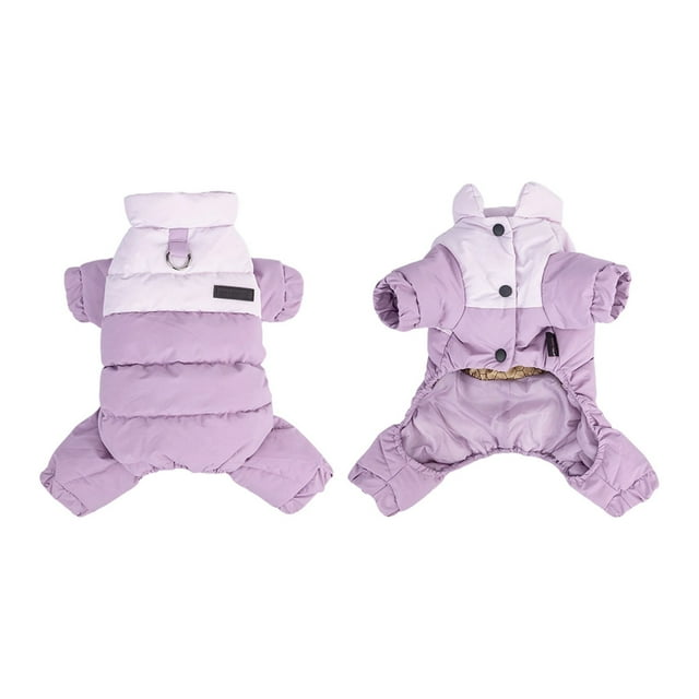 Hearth & Gear Winter Warm Four Legs Coat Cozy Thermal Outfit For Small Medium Large Breed Puppy Cold Weather Apparel Windproof Pet Clothes Rack Small Pet Clothes for Cats for A Girl Pet Clothes for
