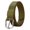 Green, variant on Fashion Classic Metal Buckles Outdoor Sports Canvas Belts Fabric Braided Belt Waistband NAVY BLUE