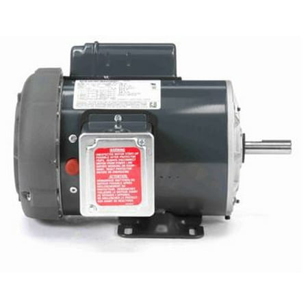 0.5 Hp Electric Motor 1 hp 1725 RPM 56 Frame TEFC (Farm Duty)115/208-230V Marathon Electric Motor # F104 ()