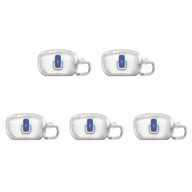 Funda protectora transparente Secure Lock a prueba golpes para Sony WF-1000XM5 (2023) (Marfil)