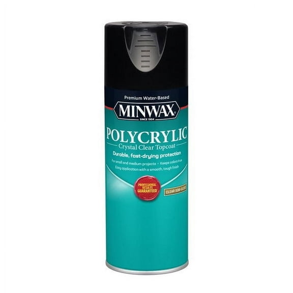 1 pc Minwax Semi-Gloss Clear Polycrylic 11.5 oz.