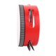 thumbnail image 4 of Pandereta de madera con cascabeles, tambor de mano, instrumento musical de percusión educativo para niños, 4 pulgadas, color rojo, 4 of 14