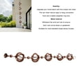 thumbnail image 3 of Rain Chain, 108CM Gift Decorative Rotating Water Drainage Gutter Chain Hollow  for Courtyard, 3 of 7