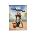 thumbnail image 2 of Happy Father's Day Afghan Hound Playing Basketball with Best Dad Jersey Travel Passport Wallet Dog Lover PU Leather Passport Holder Cover - 13006, 2 of 5