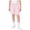 Pink, variant on Kids Unisex Lounge Pants, Thin Solid Color Shorts, Breathable Home Sleepwear Pink 7 Years