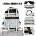 thumbnail image 3 of FORMRS Mini Backpack Purse for Women Travel Daypack Casual Shoulder Bag, Cute Rabbits, 3 of 7