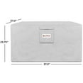 thumbnail image 3 of Afuera Living Contemporary 37" Square Fire Pit Protective Cover in Light Gray, 3 of 3