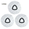 3 PCS Triangle Cleaning Mop Head Replacement for O-Cedar EasyWring Microfibers Spin Mop Refill